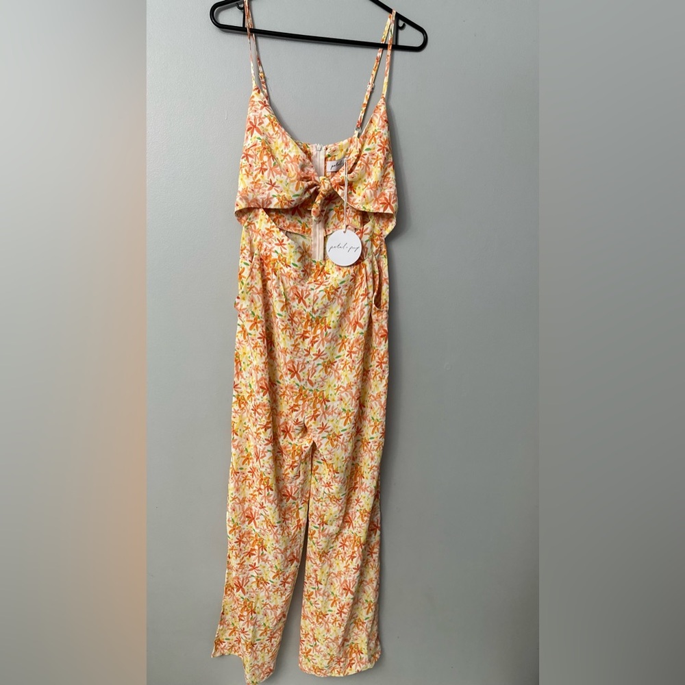 New Women Petal & Pup Floral Jumpsuit